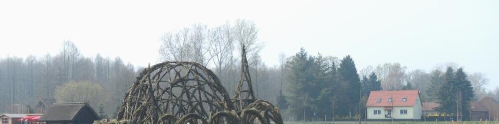 Kähne vor dem Weidendom