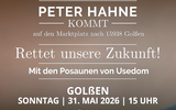 Einladung Peter Hahne