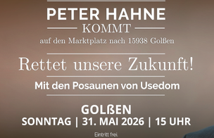 Einladung Peter Hahne