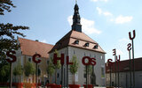 L&uuml;bbener Schlossensemble mit Wehrturm, Foto: Dr. Corinna Junker, Lizenz: Stadt L&uuml;bben