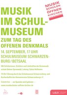 Plakat zu "Musikschulen öffnen Kirchen"