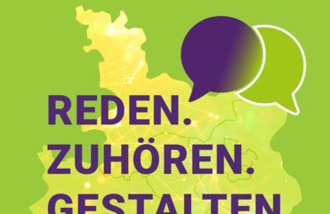 Abstraktes Bild welches die Fläche der Lausitz zeigt