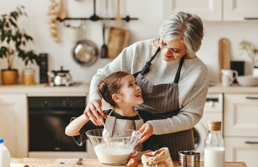 Mammografie Oma und Enkelin